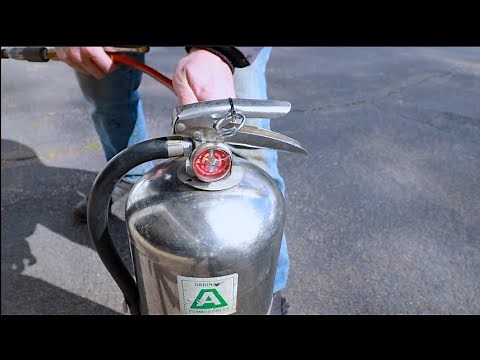 How to Refill a Fire Extinguisher (Water Only)
