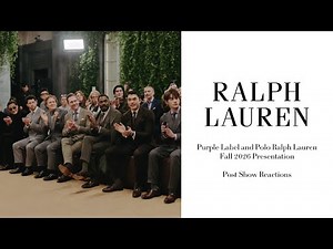 RALPH LAUREN | Purple Label & Polo Ralph Lauren Fall 2026 | Post-Presentation Interviews