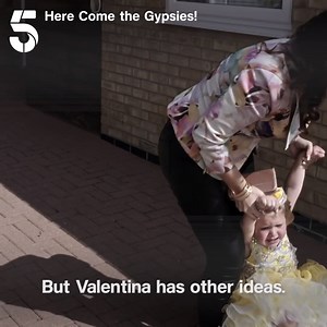 54K views · 114 reactions | Something tells us two-year-old Valentina is not too keen on having a photoshoot done... Here Come the Gypsies is streaming on My5 now. | Channel 5 | Facebook