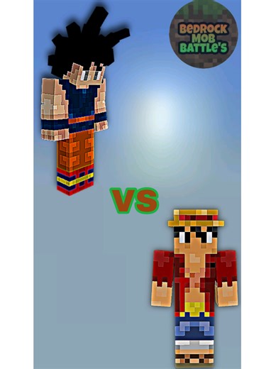 Son Goku Mui (HypersoulPH) vs Luffy (Cheminex) | MobBattle #minecraft #fyp #goku #luffy #battle