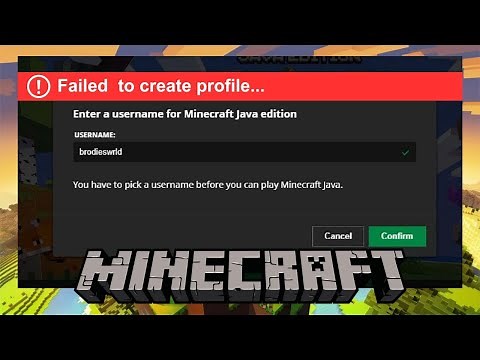Fix Minecraft Failed To Create Profile