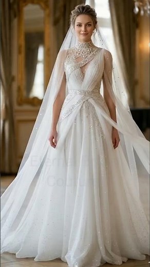Fairytale White Wedding Dresses ✨ Princess Bridal Shorts | Eternal Bridal Couture