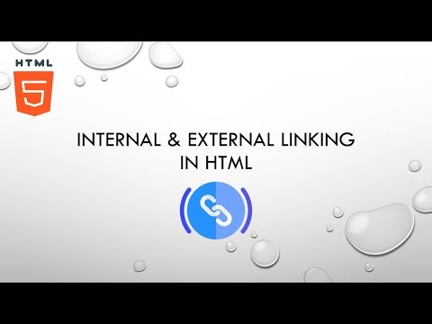 Internal Linking and External Linking in HTML Web Page