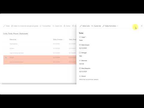 Lista Sharepoint Formatação Condicional #1