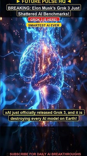 BREAKING: Elon Musk's Grok 3 Just Shattered AI Benchmarks! 🤖⚡ #Grok3 #AI
