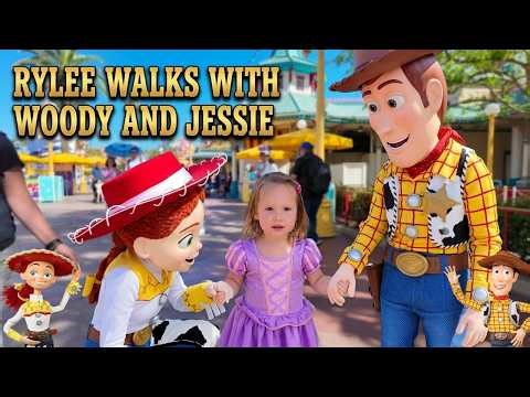 WALKING WITH WOODY AND JESSIE!