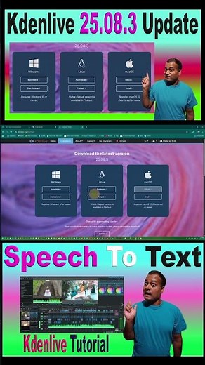 Kdenlive 25.08.3 #shorts #kdenlive
