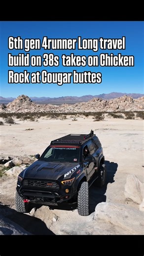 Mammoth4runner on Instagram: "6G likes to boogie.. see that fender fly right off 😂 First ever obstacle in the new set up 🐓🪨🦣 @locked_offroad shocks felt smoothhhhh 🧈 And @wickedcreationsinc LT stretching maybe a bit to much on this trip lol Got some more work 📋 Up next Front diff drop, front locker, regear and rear adjustable lower links to move that axle back.. #6thgen4runner #toyota #rubadubdub"