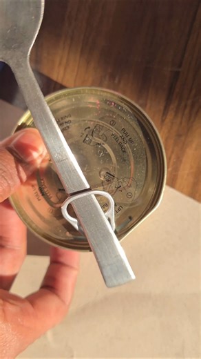 Forgot Your Can Opener? Try This Genius Spoon Trick! #tricks