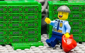 乐高城银行劫案定格动画-警察是劫匪!（时长超过3个小时！！！）