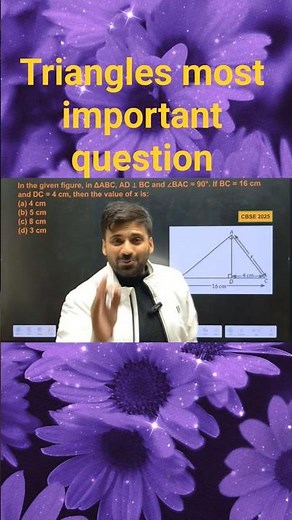 Triangles class 10 PYQ#class10maths#exam#cbsc#pyqs#motivation#trending#viral#viralreels#mathstricks