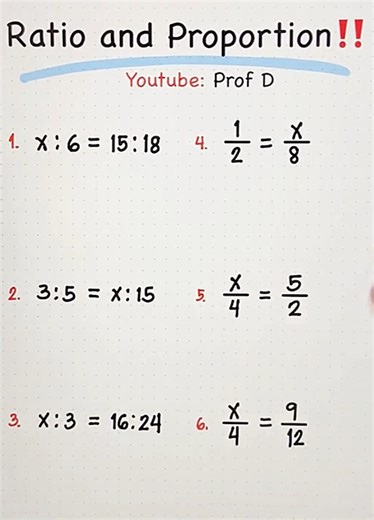 How to Solve Ratio and Proportion? 🤔 | Prof D