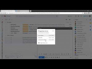 Cómo programar envío de correo electrónico en Gmail