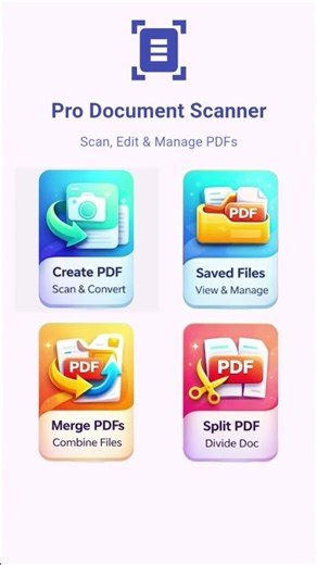 Flutter Documents Scanner app #pdf #pdfmerge #pdfconvertor #pdfconvert #flutter