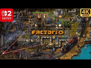 Factorio Gameplay on Nintendo Switch 2 - 4K Walktrough (No Commentary)
