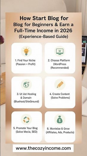 How to Start a Blog for Beginners & Earn a Full-Time Income in 2026