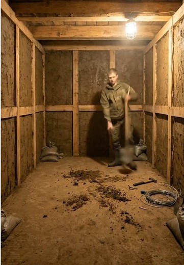I built a secret bunker hidden near a reed marsh. It’s perfectly camouflaged no one would ever find it. #bunker #secretbunker #timelapse #secretroom #satisfying