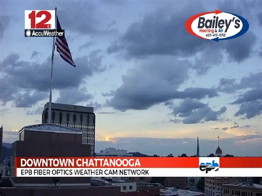 5.6K views · 17 reactions | #WDEFWeather #News12Weather - #TimeLapse from downtown #ChattanoogaTN Monday evening around sunset as billowing thunderstorms move away to the northeast. | WDEF News 12 | Facebook
