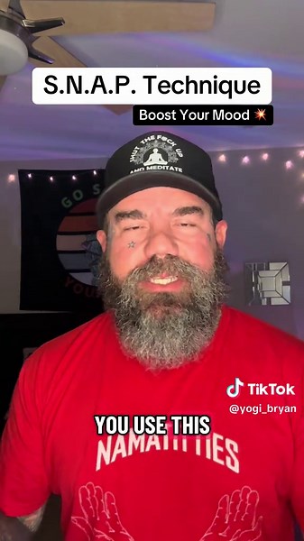 If you’re spiraling with stress and anxiety or stuck on a feeling then use the S.N.A.P. Technique = Shimmy Now And Pause 🫰