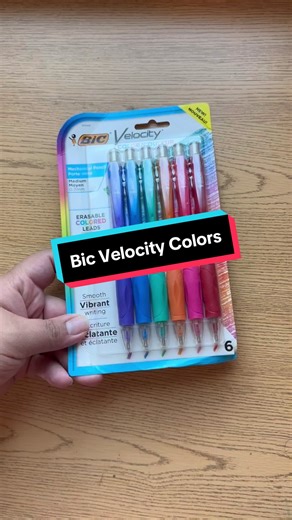 Bic Velocity Colors Mechanical Pencil First Impressions Review #mechanicalpencil #sketching #artsupplies #artist #pencilreview #bicvelocity #penciltest #colorfulpencils #bicpencil ##acrylicpaintpen #penciltok