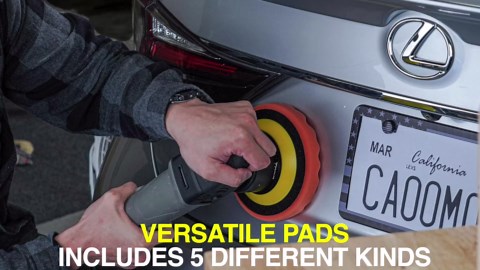 Buffing Sponge Pads, 5Pcs 6.5 Inch Face for 6 Inch 150mm Backing Plate Compound, Cutting Polishing Pad Kit for Car Buffer Polisher Compounding, Polishing and Waxing