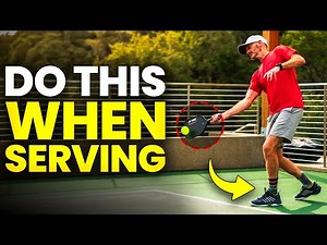 Pickleball serves for beginners- Powerful and Consistent serving!