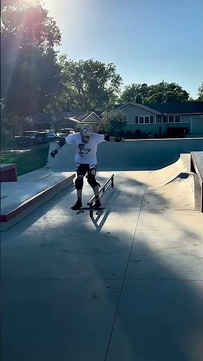 Learning how to skate round rails