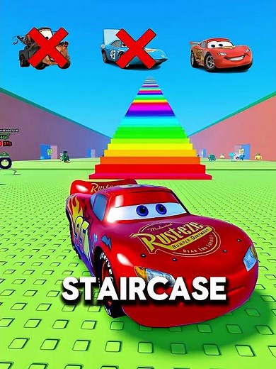 Only Lightning McQueen Can Pass This Impossible Challenge! ⚡😱#shorts #roblox