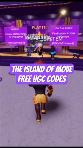 FREE UGC ACCESSORIES island of move roblox codes #roblox