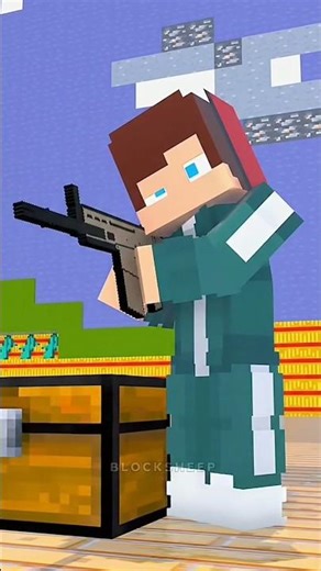 Help JJ 😱 Squid Game Ghost Rules 👻 Maizen #shorts #minecraft