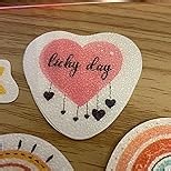 36 Pcs Anxiety Sensory Stickers Strips Adhesive Textured Mental Health Calm Stickers Mindfulness Fidget Decals Stress Anxiety Relief Items for Therapy Office Desk(Retro Breath Style)