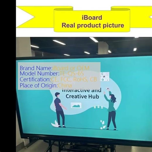 65 Inch 4K Interactive Touch Screen AI Monitor