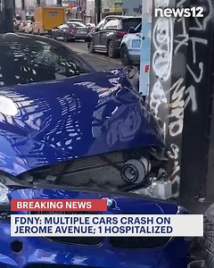 261K views · 1K reactions | BREAKING NEWS: 1 person has been hospitalized after car crash on Jerome Avenue in Morris Heights, FDNY says. MORE INFORMATION: https://bit.ly/3QQRnrv | News 12 The Bronx | Facebook