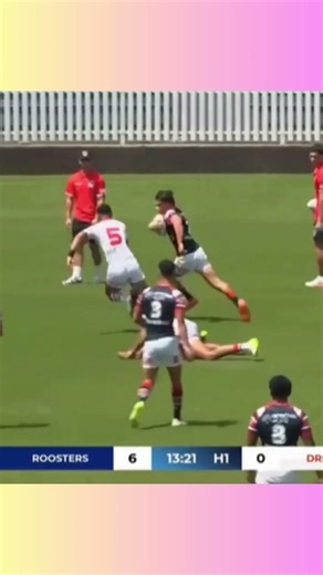 Bastion Armstrong (Otahuhu) try for Roosters in SG Ball Cup #KiwiNRL