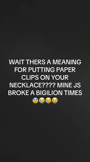 Exploring the Meaning of Paper Clip Necklaces