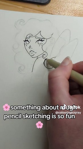Cute Fairy Sketch and Line Art: Best Sketch Drawings