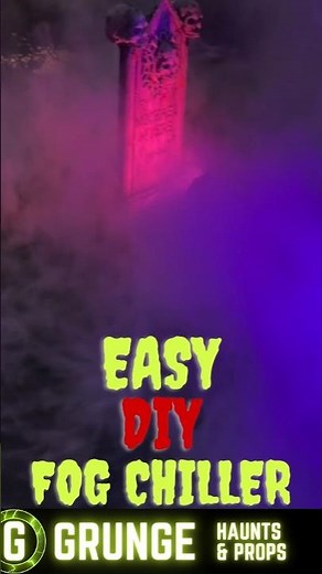 Easy DIY Fog Chiller #halloween #diyhalloween #spookyseason #fogger #fog