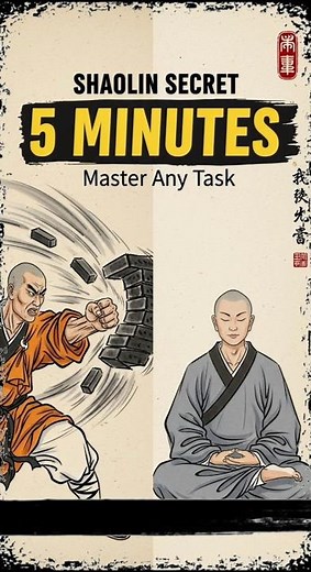 How Shaolin Monks Master Any Difficult Task #shaolin #discipline #focus