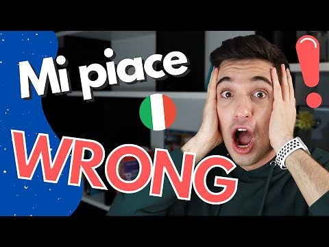 How to use PIACERE in Italian: say "I like" in Italian