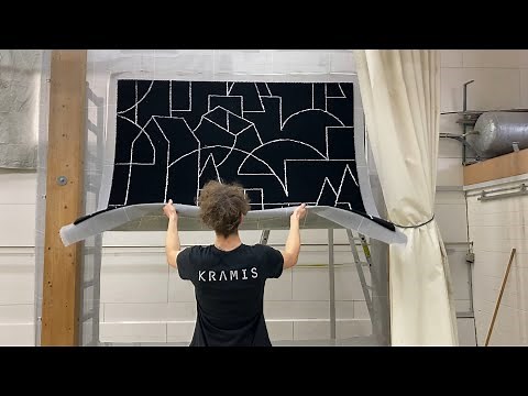 The Full Creation Of A Hand Tufted Rug | KRAMIS x Drü Egg