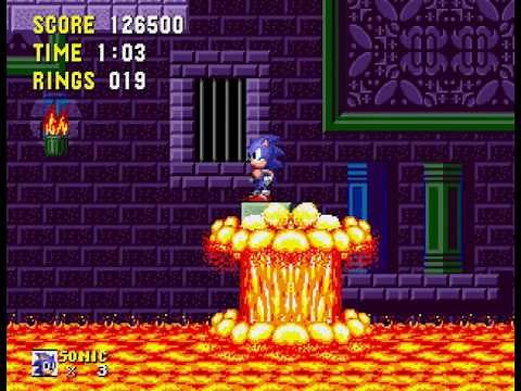 Sonic 1 - Gotta go Fast Edition (Sega Genesis) - Vizzed.com GamePlay (rom hack)