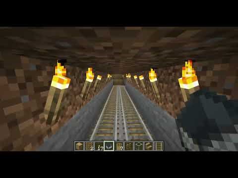 Minecraft Underground Railway Tunnel Build | Epic Subway Construction Project