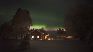 6.4K views · 243 reactions | Wow! Absolutely beautiful PINK auroras tonight! Enjoyed them at Lapland Deluxe resort in the middle of nowhere in Rovaniemi region of Lapland Finland! | All About Lapland | Facebook