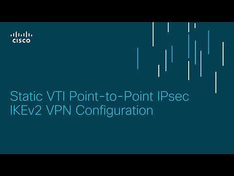 Static VTI Point to Point IPsec IKEv2 VPN Configuration