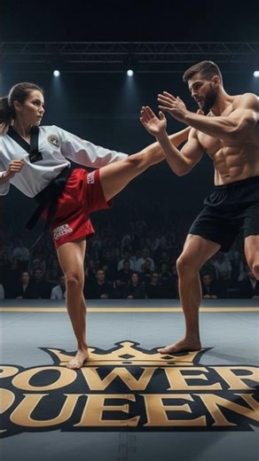 The Art of the KICK 🥋 | Spectacular Taekwondo KO #shorts #ai