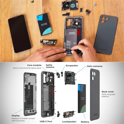 Fairphone 4, the Smartphone with User-Replaceable Modular Hardware, Now Available in the US