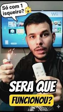 Testei o Wii com isqueiro...FUNCIONOU? 🎮🔥 #shorts