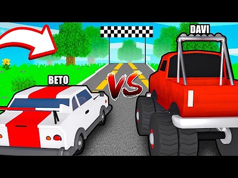 BETO E DAVI NA CORRIDA MALUCA DO MINECRAFT! (QUEM VENCEU?)