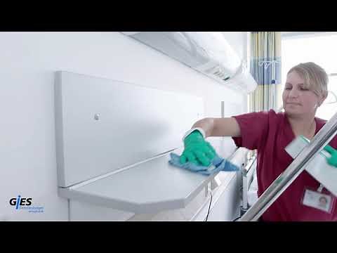 Reinigung und Desinfektion in Kliniken (Patientenzimmer) - Schulungsvideo