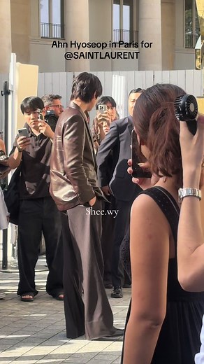 Ahn Hyo Seop at Saint Laurent Paris Fashion Show June 2026